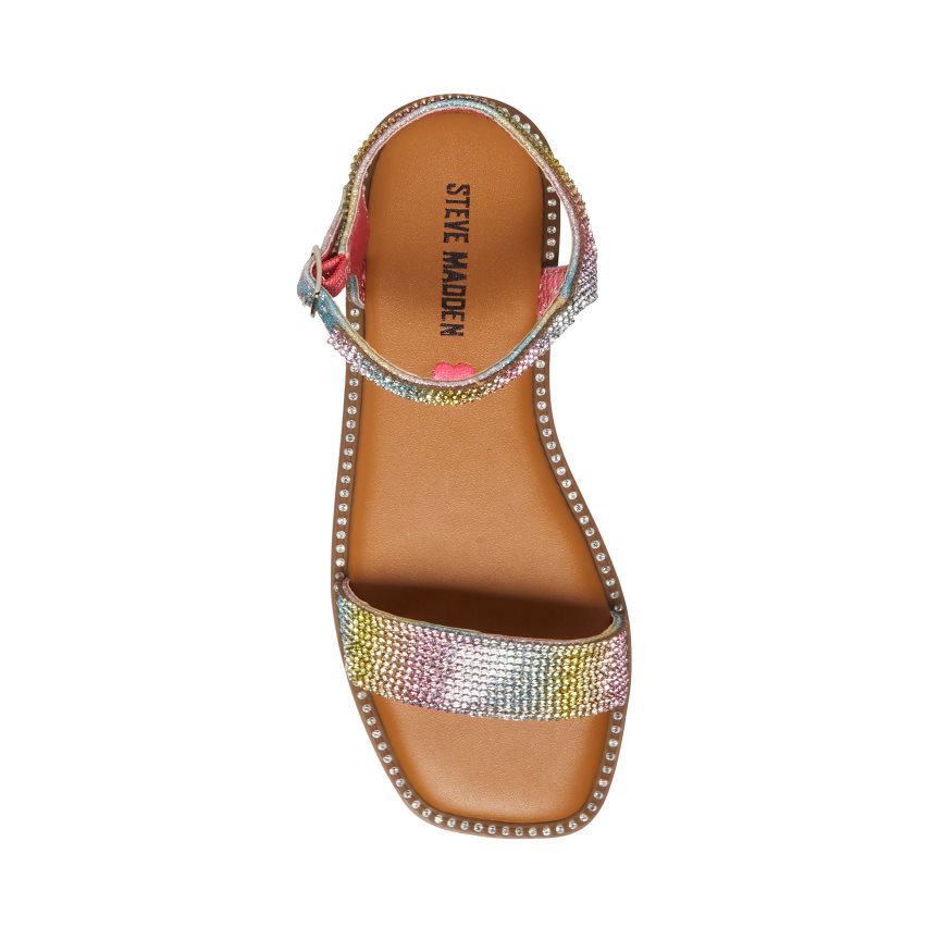 Sandalias Planas Steve Madden Jnishar Niños Multicolor | ES OU30E6